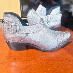 Musse & Cloud Metallic Ankle Boots with Studs